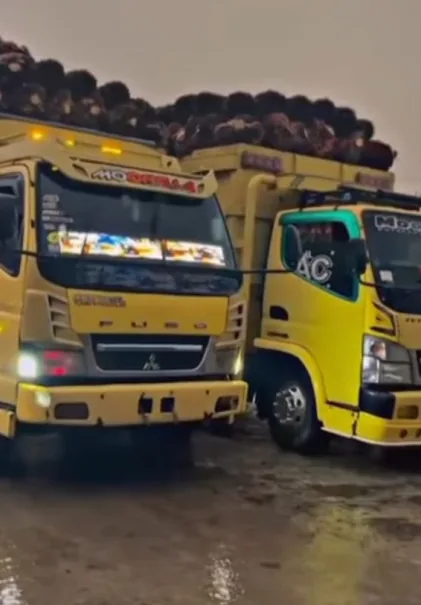 Dokumentasi armada truk